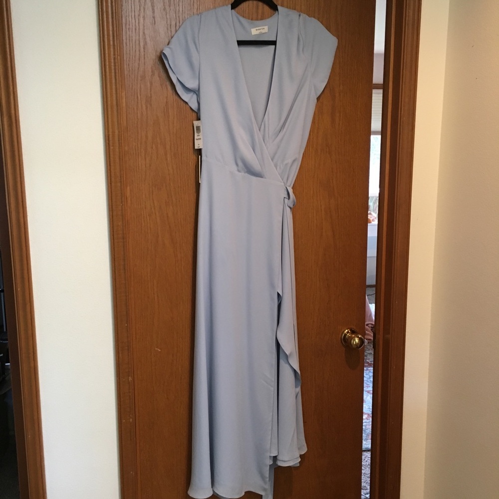 Brand New! Beautiful blue wrap dress